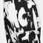 White Denim Jeans, Alexander McQueen Men, Luxury, Graffiti Design, Thick Hems