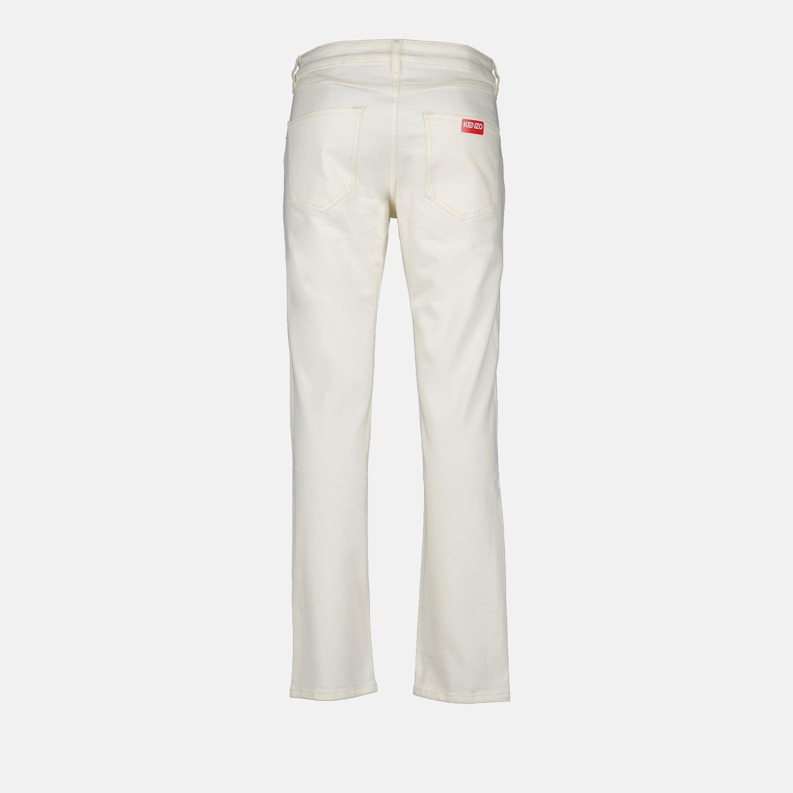 Kenzo, White Denim Pants, Men’s Fashion, Luxury Jeans, Designer Menswear