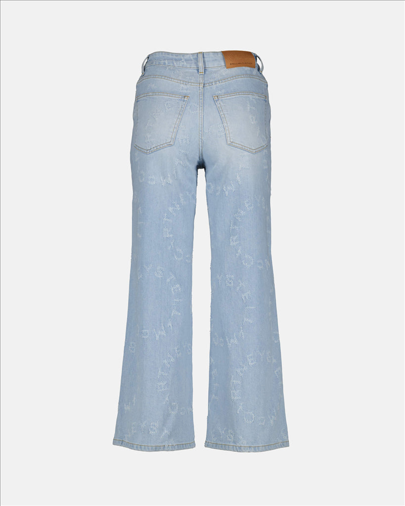 Stella McCartney jeans, luxury denim pants, women’s blue jeans, high-end fashion, designer pants