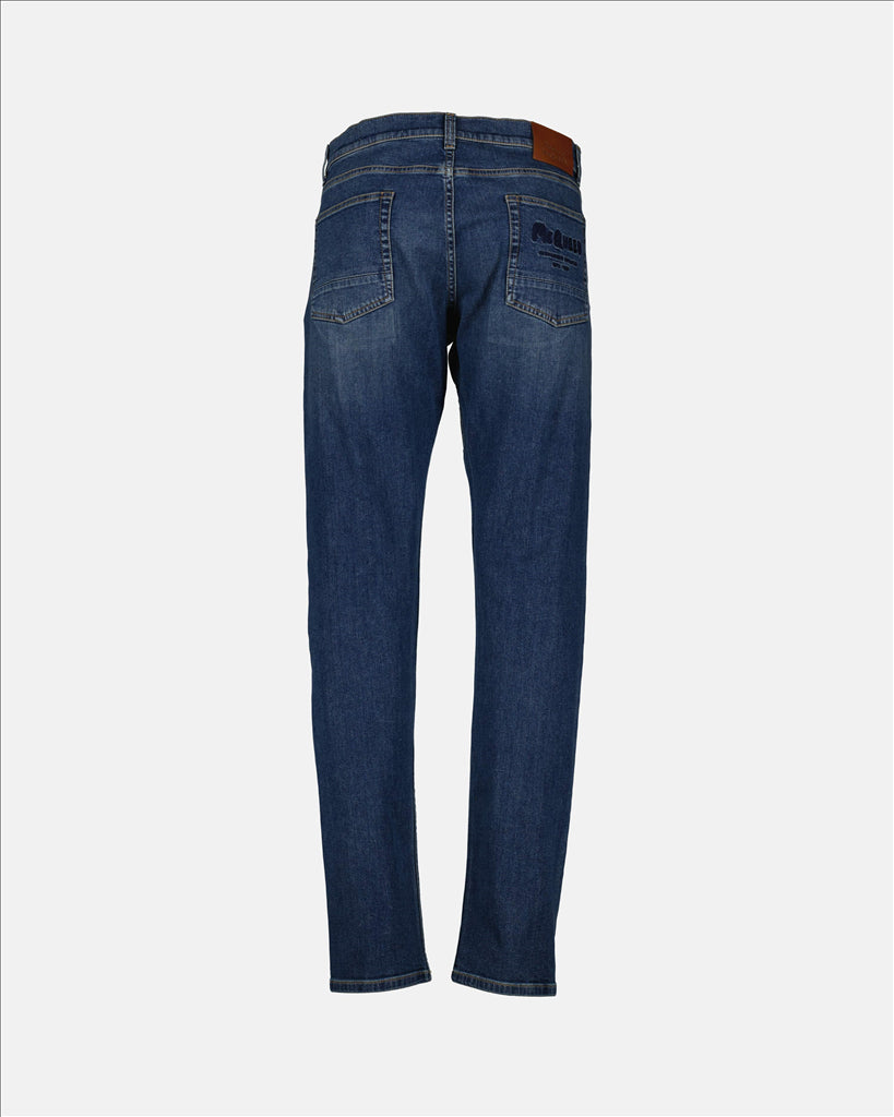 Blue jeans, Alexander McQueen trousers, luxury denim, men's fashion, high-end ready-to-wear