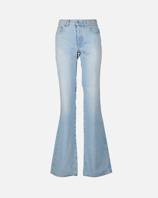 Washed jeans, wide-leg pants, women's fashion, chic trousers, trendy denim