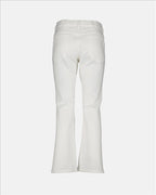 Maison Margiela jeans
    Flared jeans for women
    White luxury jeans
    Elegant women's denim
    High-end designer jeans