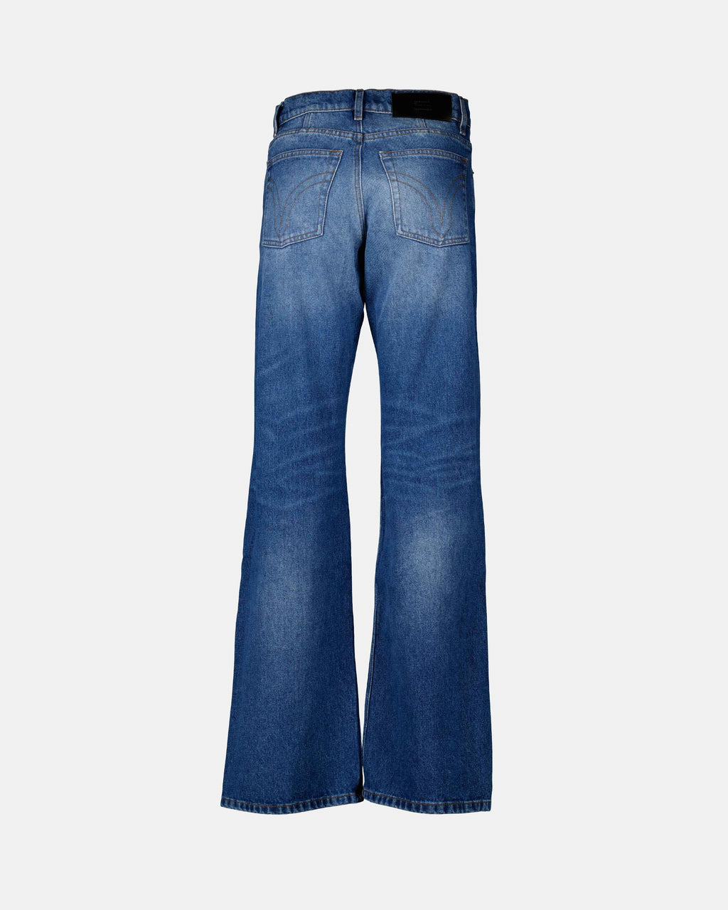 Flared jeans, denim, faded blue, AMI Paris, women's fashion