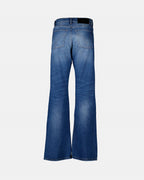 Flared jeans, denim, faded blue, AMI Paris, women's fashion