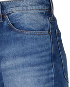 Flared jeans, denim, faded blue, AMI Paris, women's fashion