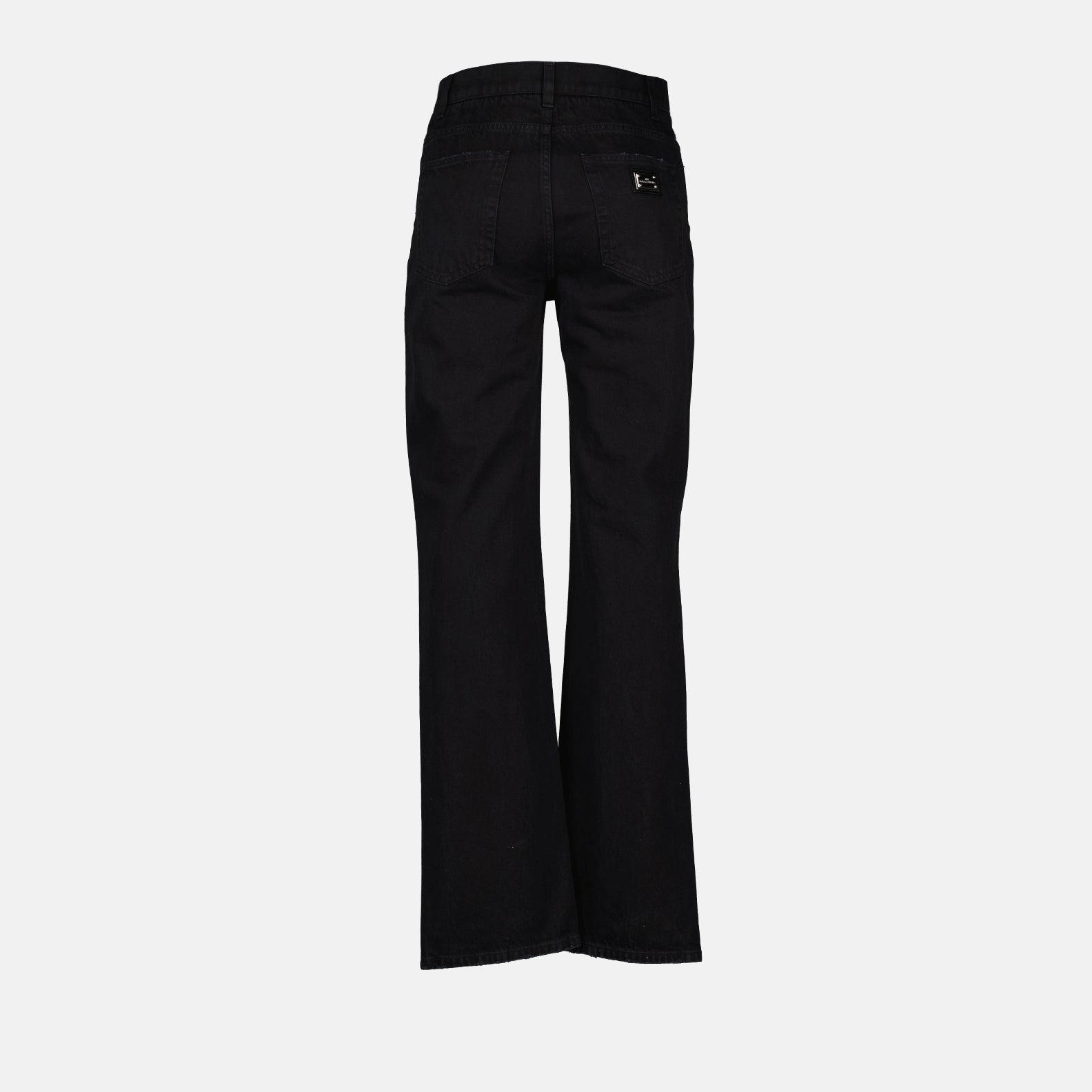 Dolce & Gabbana, Black Denim Pants, Women’s Luxury Jeans, Elegant Women’s Pants, High-End Fashion