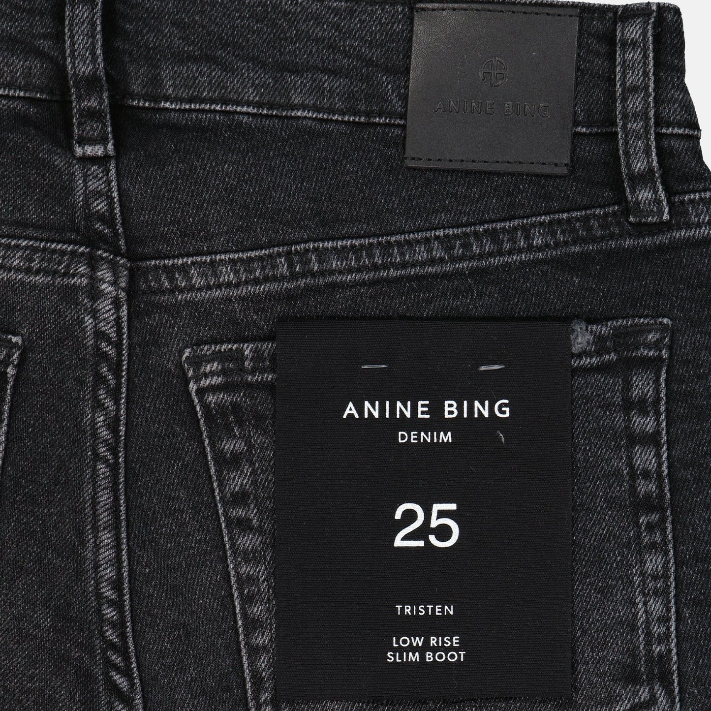 Anine Bing, flared jeans, black denim, luxury jeans, designer denim