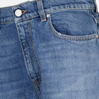 vintage jeans, distressed pants, Stella McCartney, luxury denim, high-waisted jeans