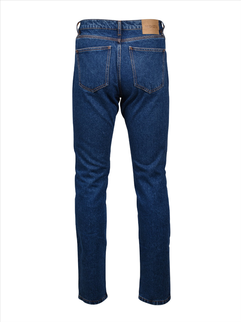 Kenzo jeans, dark denim, luxury menswear, designer jeans, premium denim