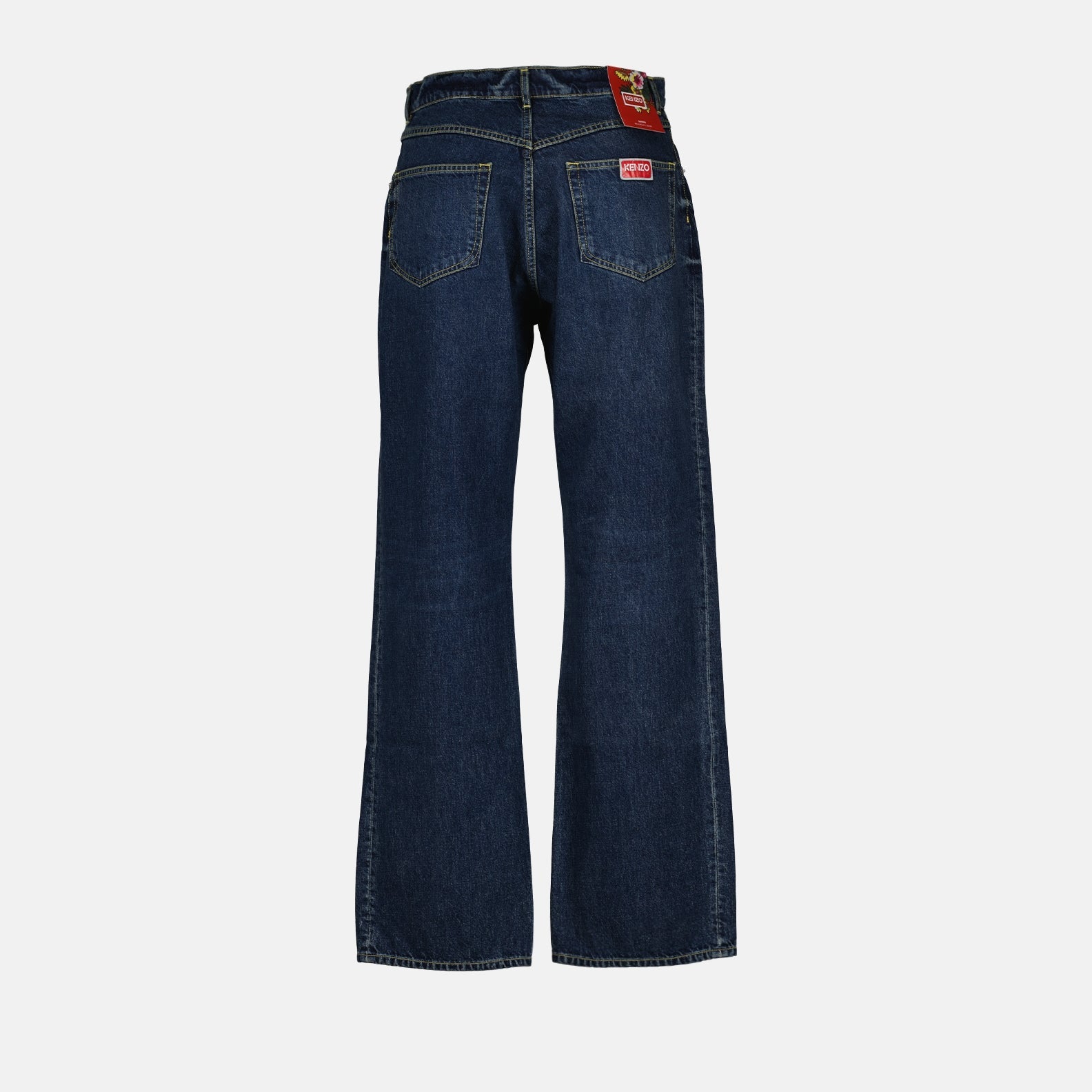 Kenzo denim, luxury jeans, men's raw denim, premium jeans, elegant men's wear