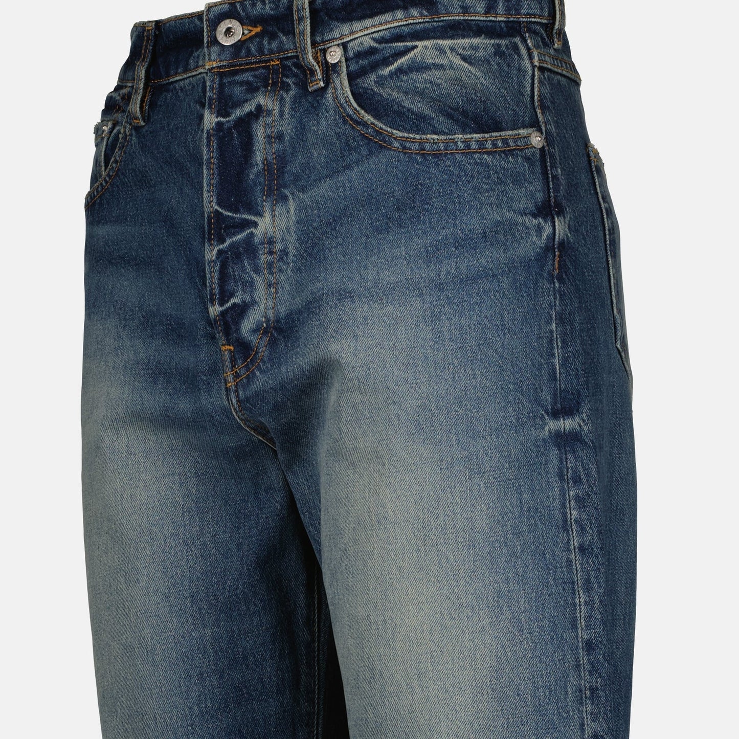 Kenzo jeans, men's faded jeans, luxury men's denim, men's fashion, premium jeans