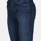 Lara Jeans, Flared Pants, Women's Denim, Blue Wash Denim, High-Quality Jeans