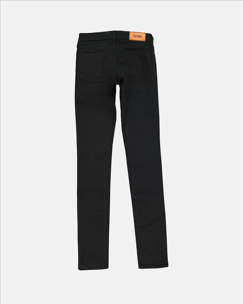 Women's Jeans, Black Slim Jeans, Women's Denim, Elegant Trousers, High-End Jeans