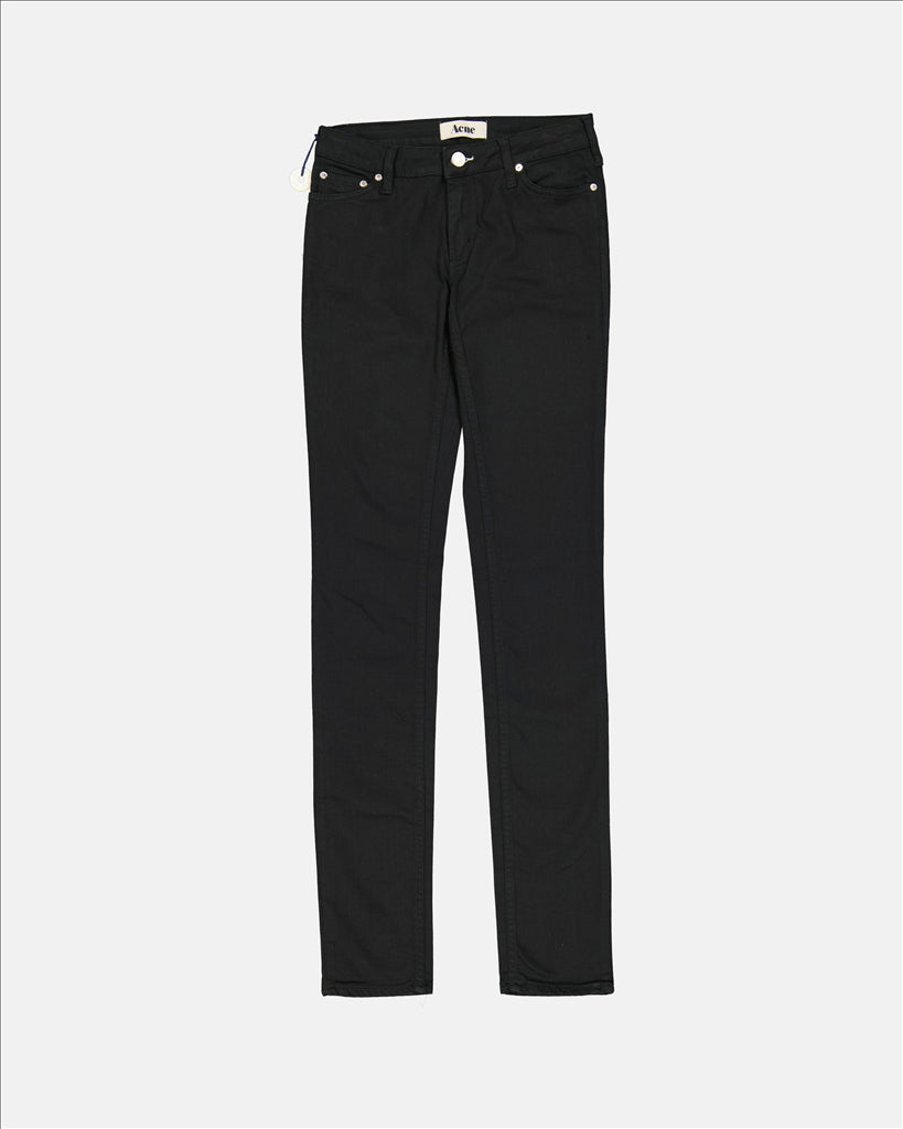 Women's Jeans, Black Slim Jeans, Women's Denim, Elegant Trousers, High-End Jeans