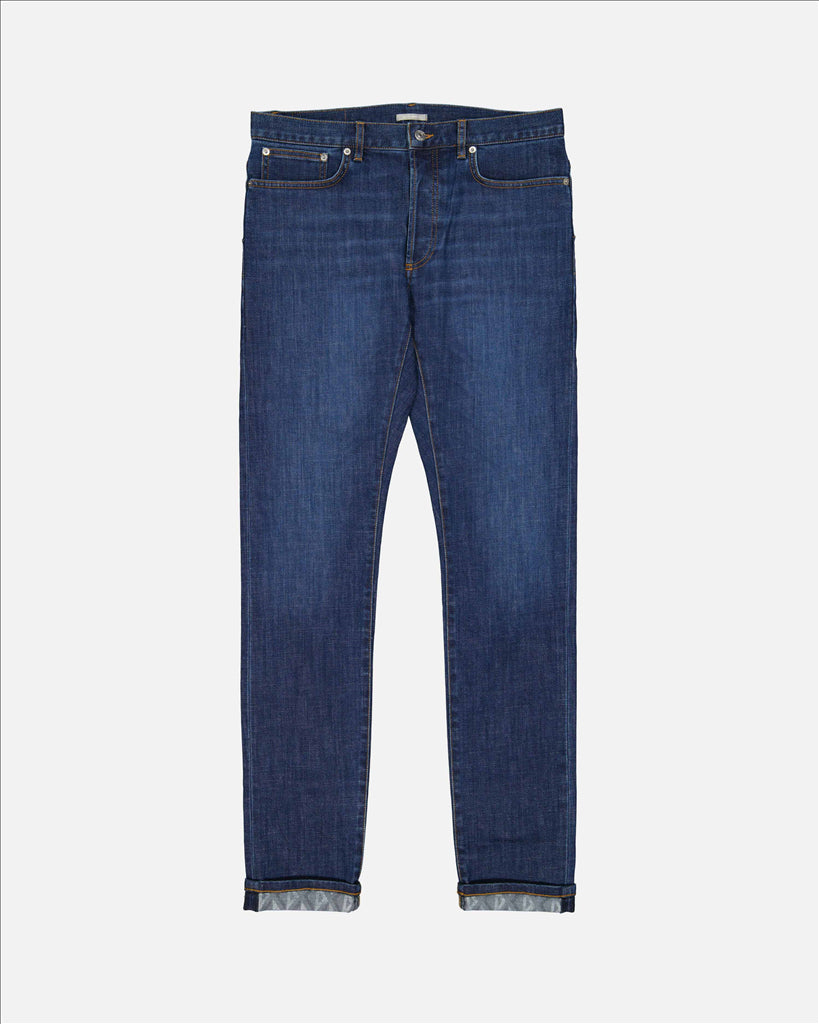Men's jeans, raw denim, straight cut, quality denim, elegant trousers