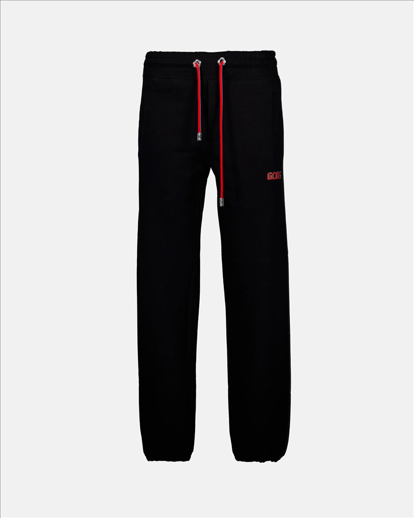 GCDS, luxury jogging pants, black, men's