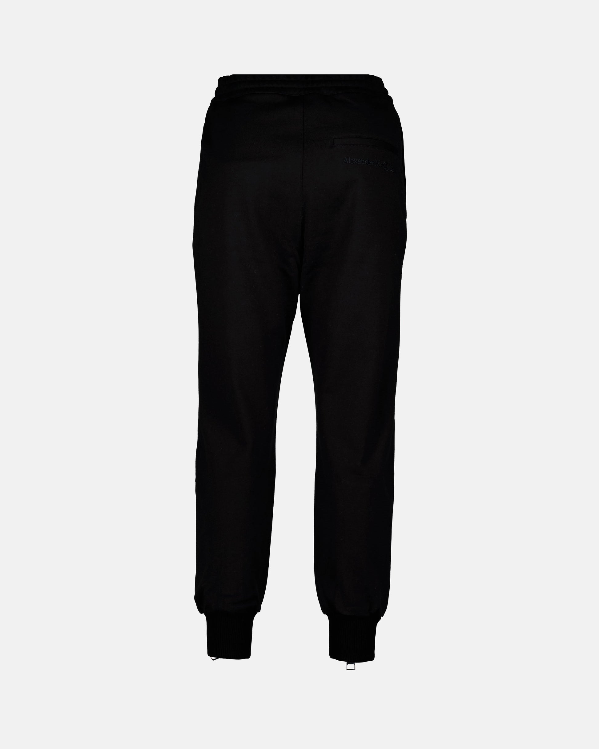 Women's Jogging Pants, Alexander McQueen, Luxury Fashion, Sport-Chic, Zippered Pants