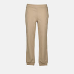 Burberry, men's jogging pants, beige jogging pants, luxury casual wear, Milo jogging pants
