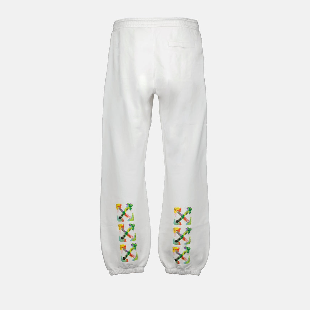 Off-White Jogging Pants, Luxury Men's Wear, Premium Activewear, Designer Jogging Pants, High-End Fashion