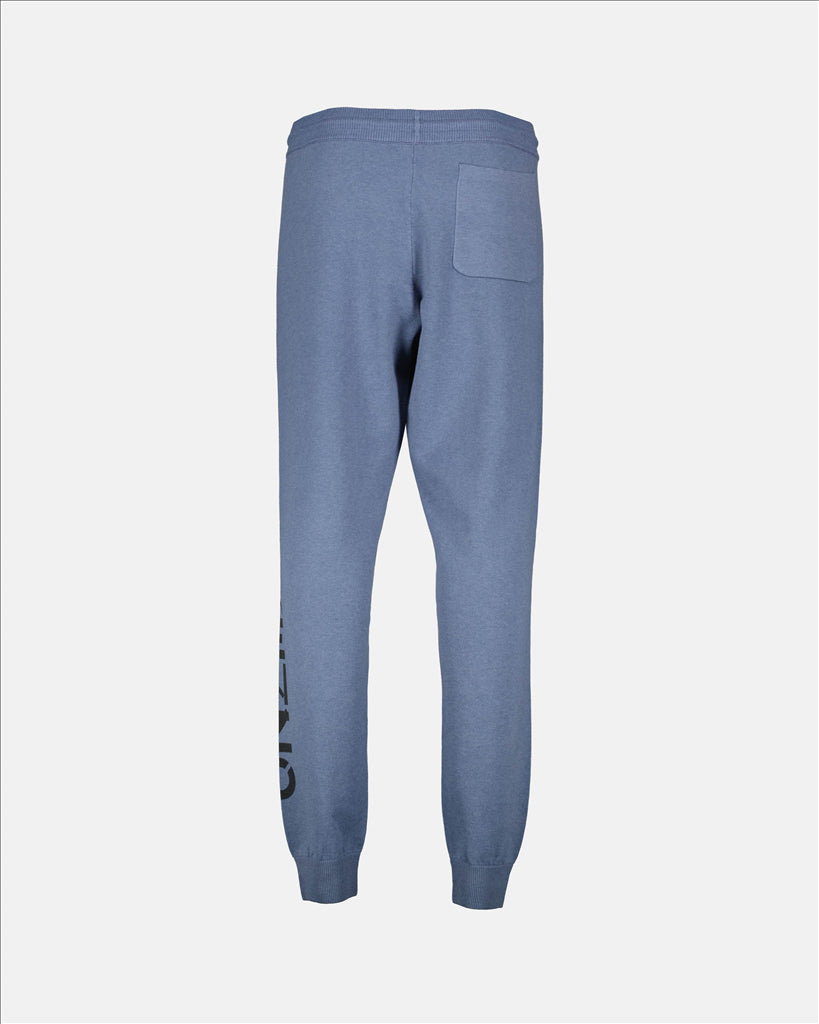 Kenzo Jogging Pants, Luxury Joggers, Men's Designer Pants, Blue Jogging Trousers, High-End Casual Wear