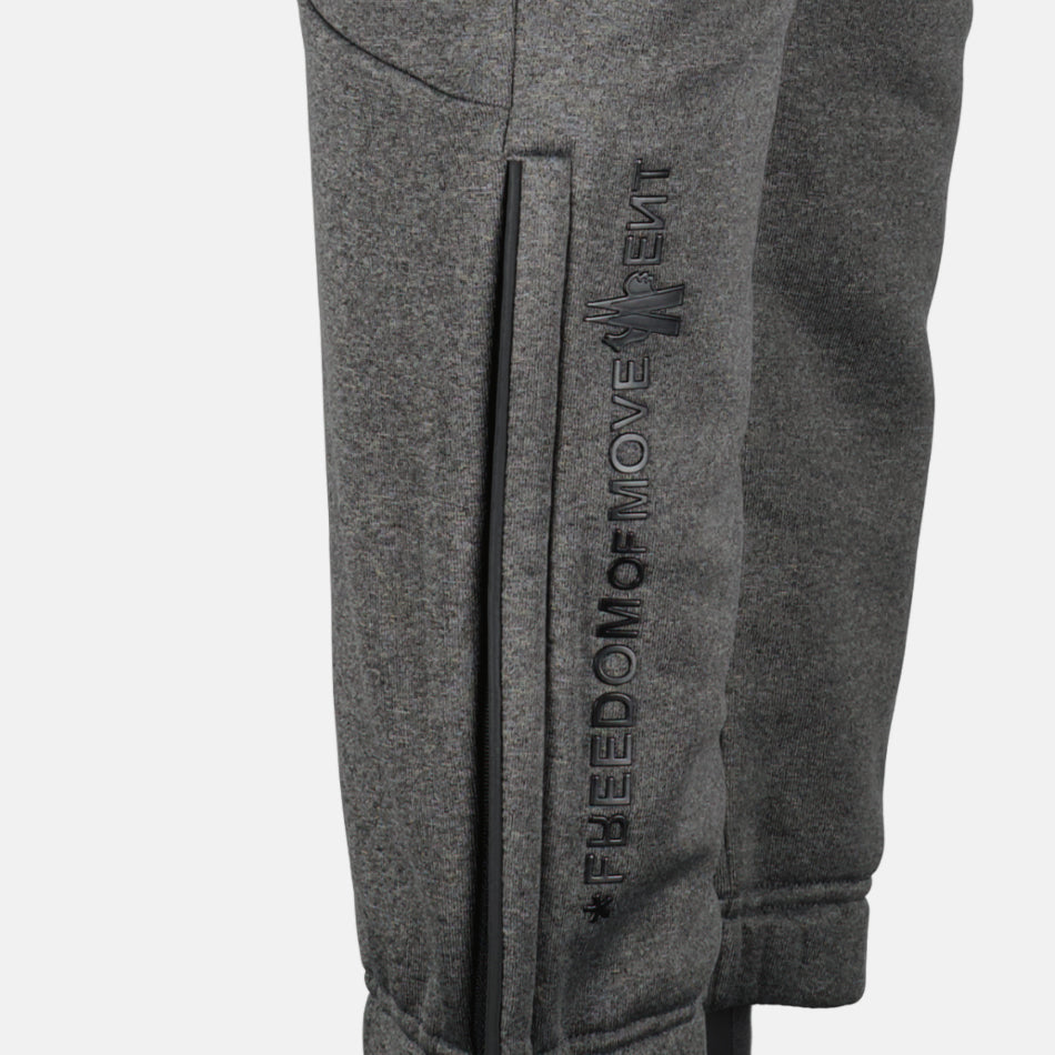 Grey Jogging Pants, Moncler Grenoble, Comfort, Men's Trousers, Luxury