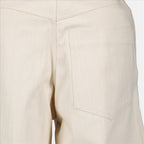 Beige Wide-Leg Pants, Palazzo Trousers, Moncler Genius, Luxury for Women, High-End Fashion