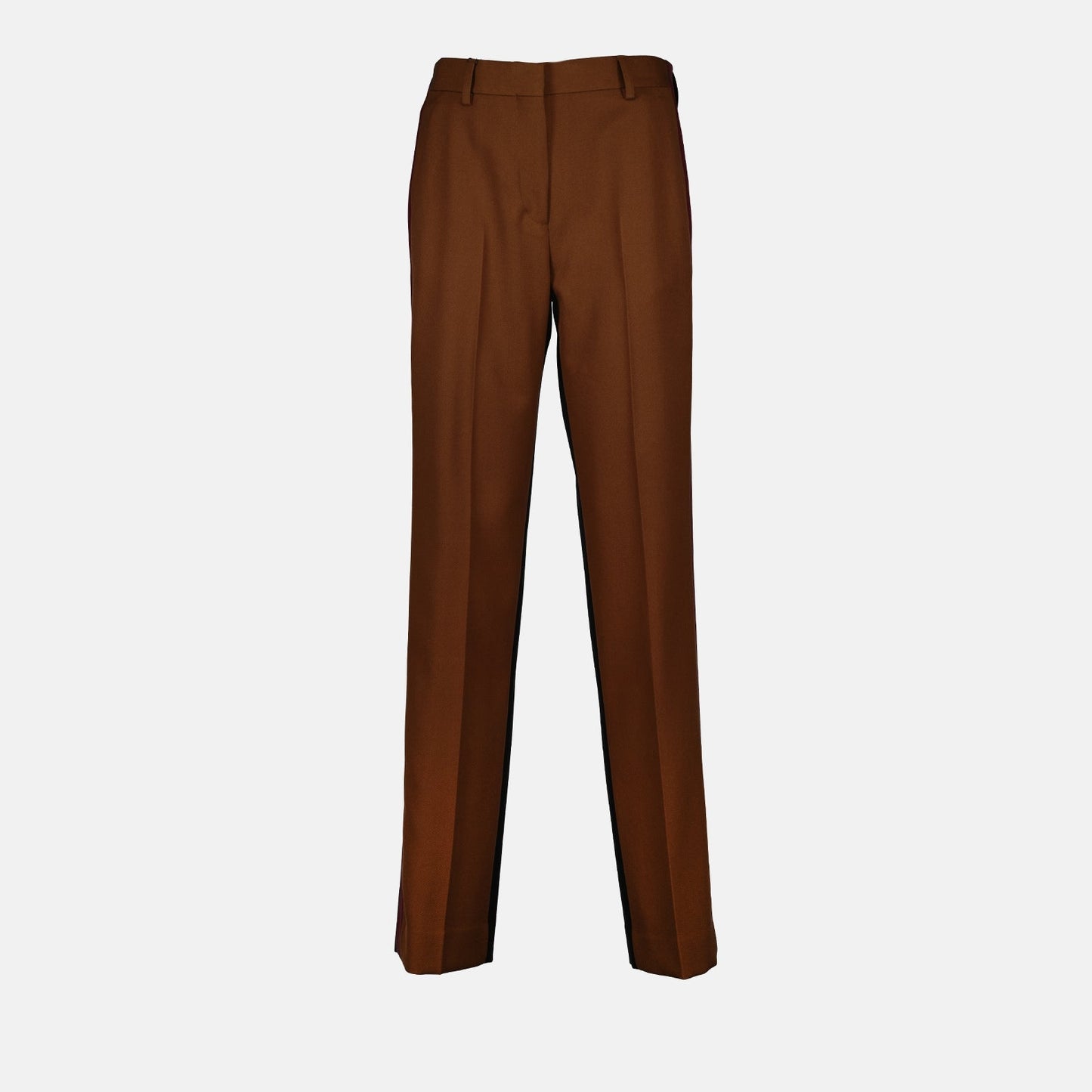 Burberry, Women's Pants, Luxury Trousers, Tricolor Pants, Elegant Fashion