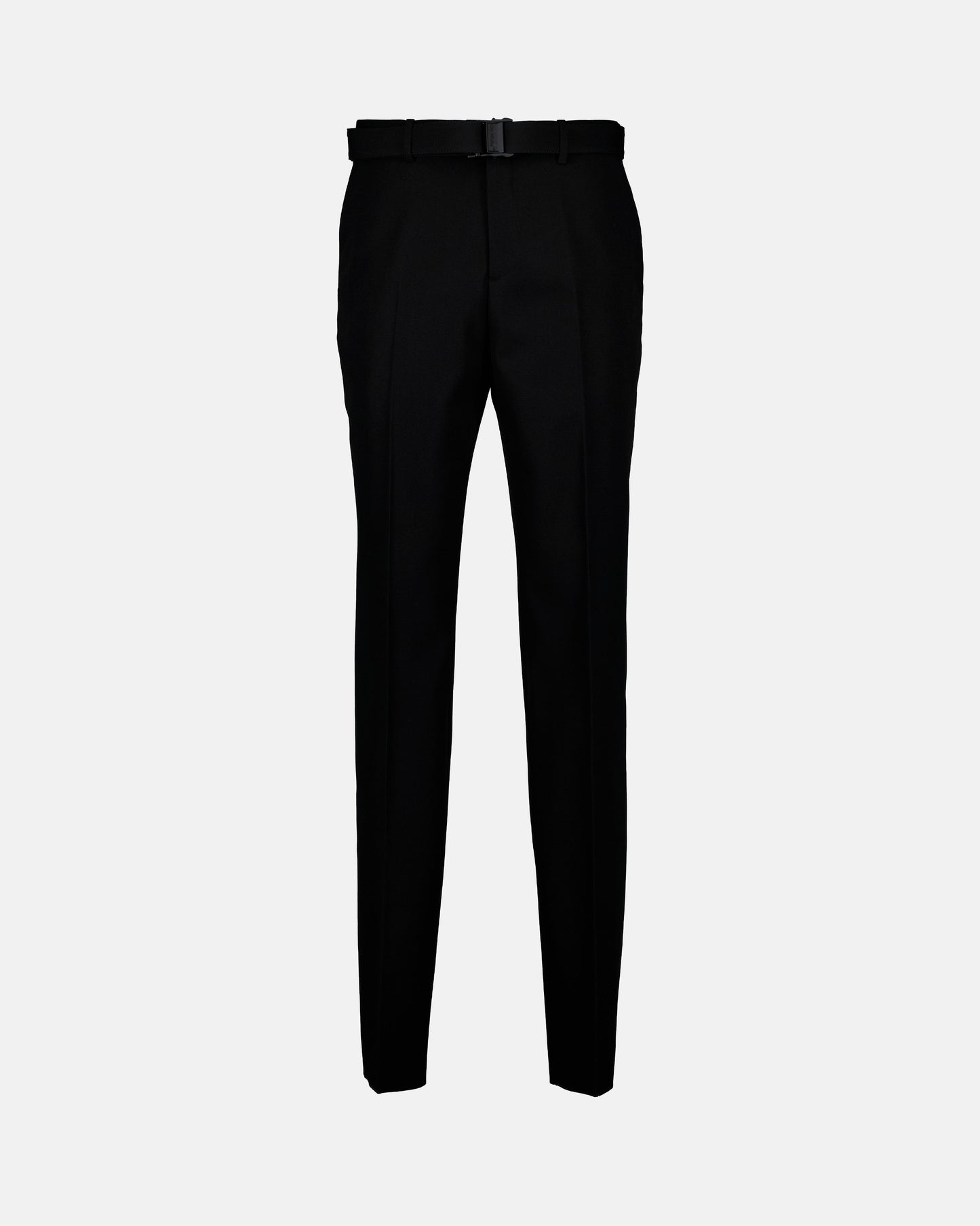 Black trousers, men's fashion, Buckle, elegant pants, slim fit