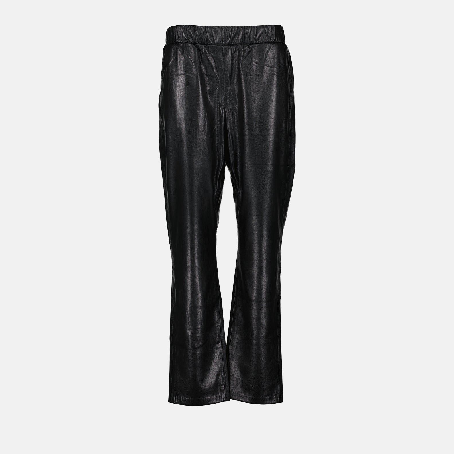 faux leather trousers, luxury pants, black trousers, high-end fashion, designer trousers