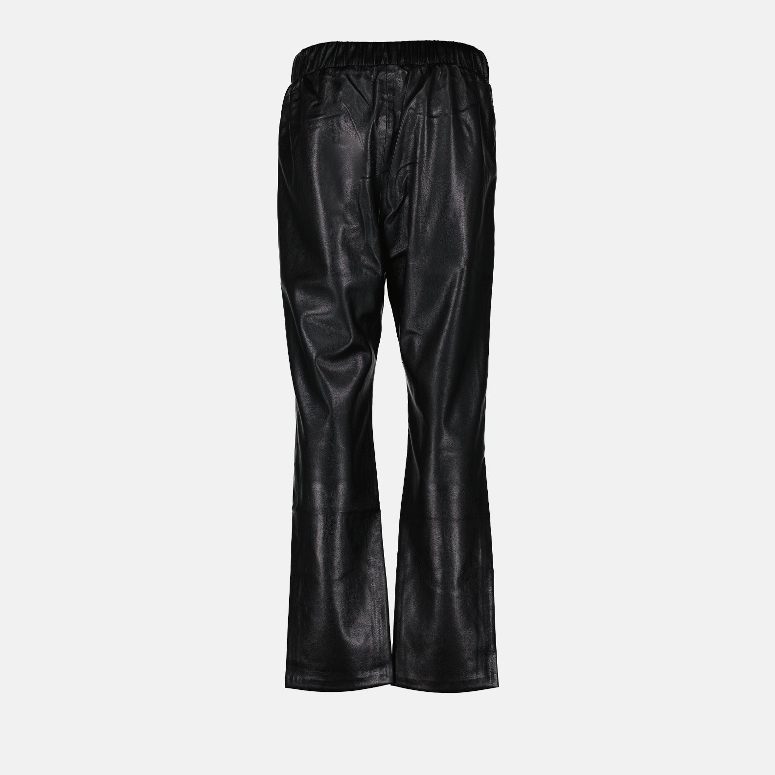 faux leather trousers, luxury pants, black trousers, high-end fashion, designer trousers