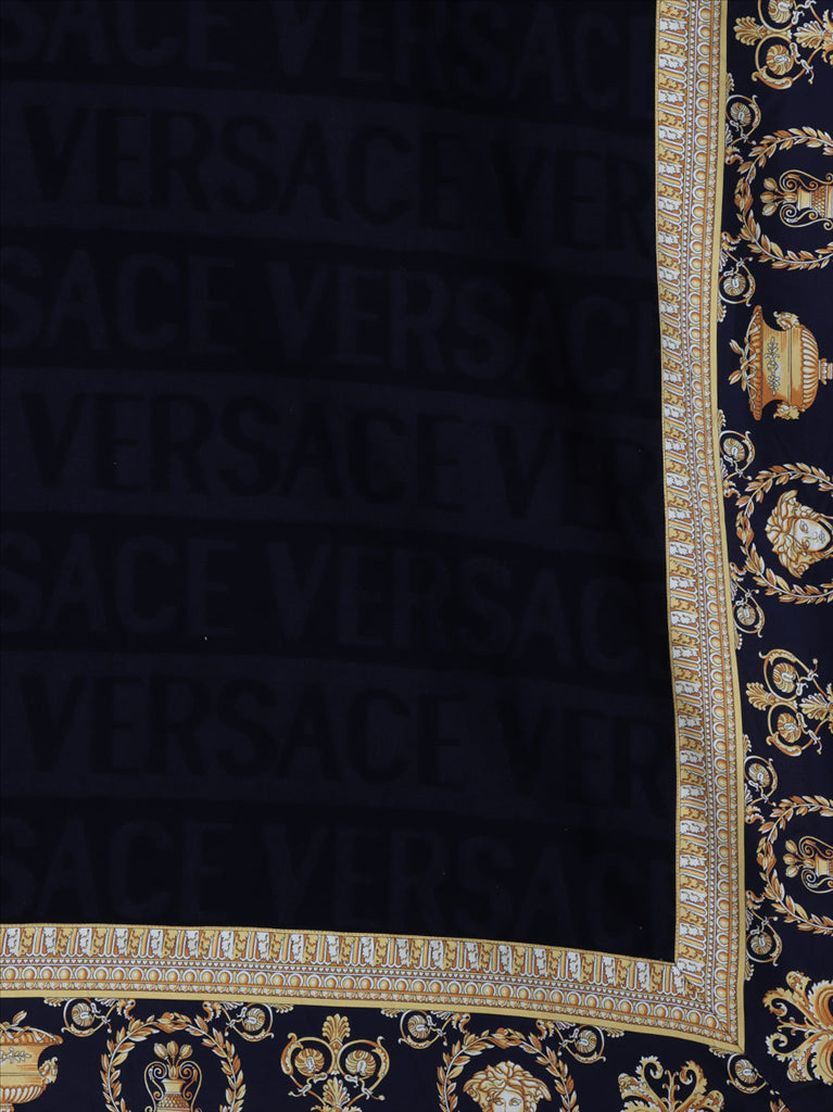 Versace, Baroque Plaid, Luxurious Accessories, Unisex Fashion, High-end Fashion