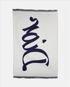 Dior Throw, Luxury Accessory, Signature Blue, Refined Decoration, Elegant Comfort