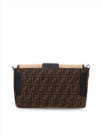 Fendi pochette, luxury men's accessories, brown Baguette, men's designer bags, high-end fashion