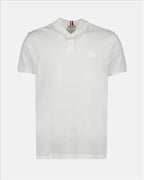 Moncler Polo, Men's White Polo, Luxury Casual, High-End, Elegant Style