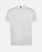 Moncler Polo, Men's White Polo, Luxury Casual, High-End, Elegant Style