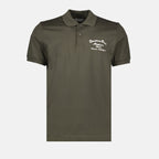 Dior Polo, Men's Luxury Polo, Green Logo Polo, Dior Clothing, High-End Men's Fashion