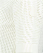Openwork Polo, White Polo, Women's Polo, Moncler, Luxury