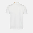 Versace Medusa Polo, White Polo Shirt, Men's Luxury Polo, Medusa Greca Design, High-end Men's Fashion
