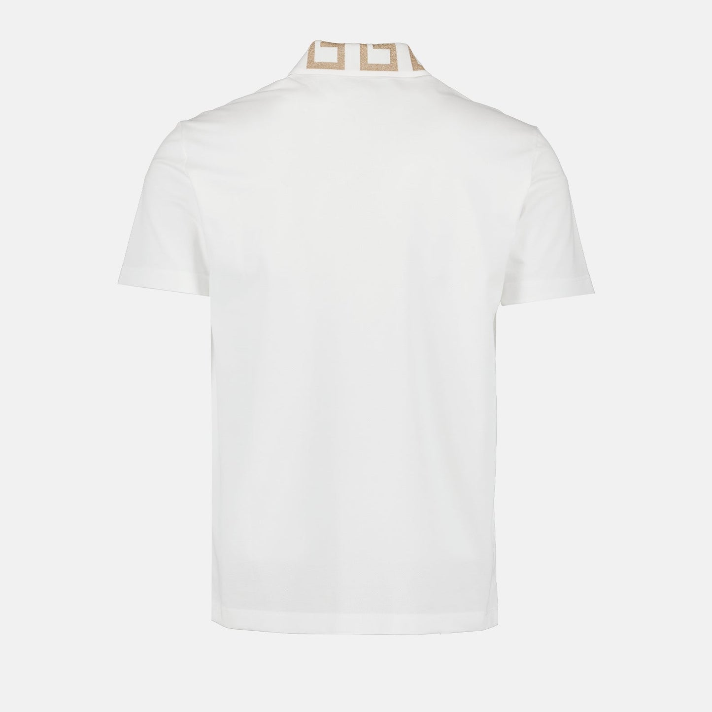 Versace Medusa Polo, White Polo Shirt, Men's Luxury Polo, Medusa Greca Design, High-end Men's Fashion