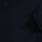 Saint Laurent polo, cotton piqué polo, luxury men’s polo, navy polo shirt, high-end men's fashion