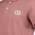Dior Polo, CD Icon, Men’s luxury polo, Rose polo shirt, Designer menswear