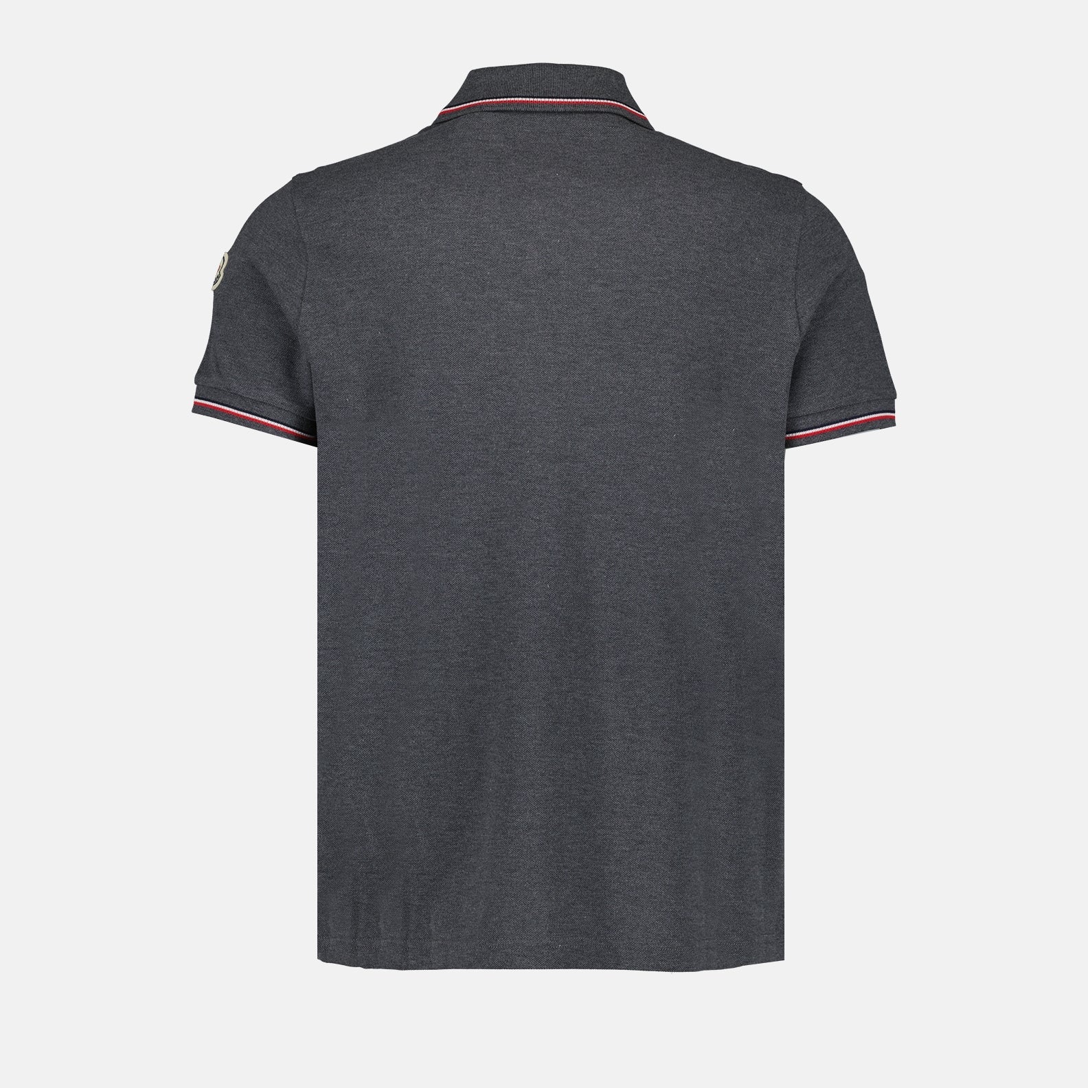 Moncler polo, luxury polo, grey polo shirt, designer polo, men's fashion