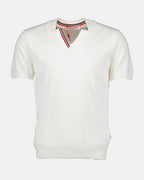 Orlebar Brown, Polo Horton, Luxury Menswear, White Polo Shirt, Elegant Casual Wear