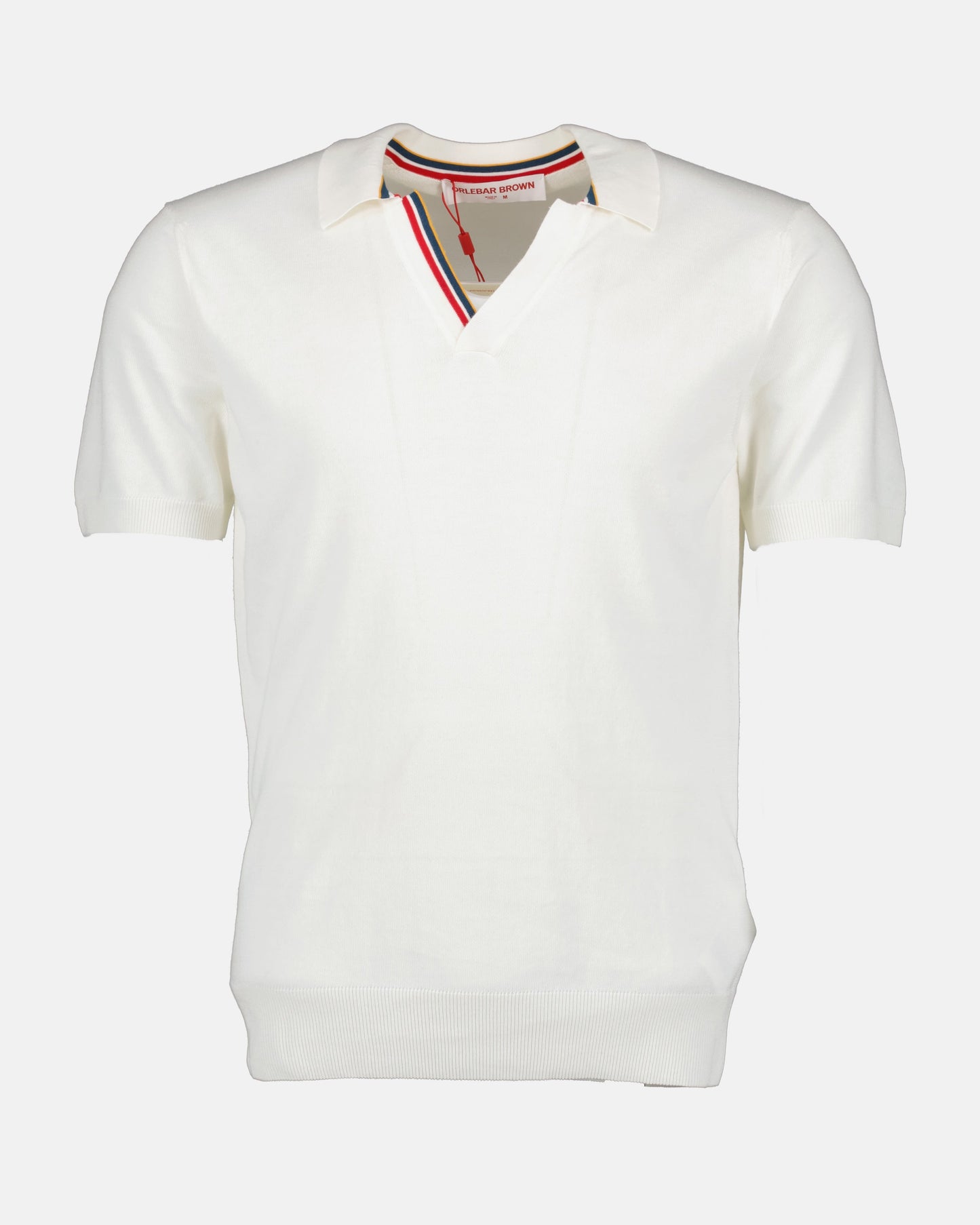 Orlebar Brown, Polo Horton, Luxury Menswear, White Polo Shirt, Elegant Casual Wear