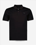 Prada polo shirt, men's luxury polo, noir polo, designer menswear, high-end fashion