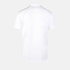 Versace polo, Medusa logo shirt, luxury men's wear, white polo shirt, high-end fashion