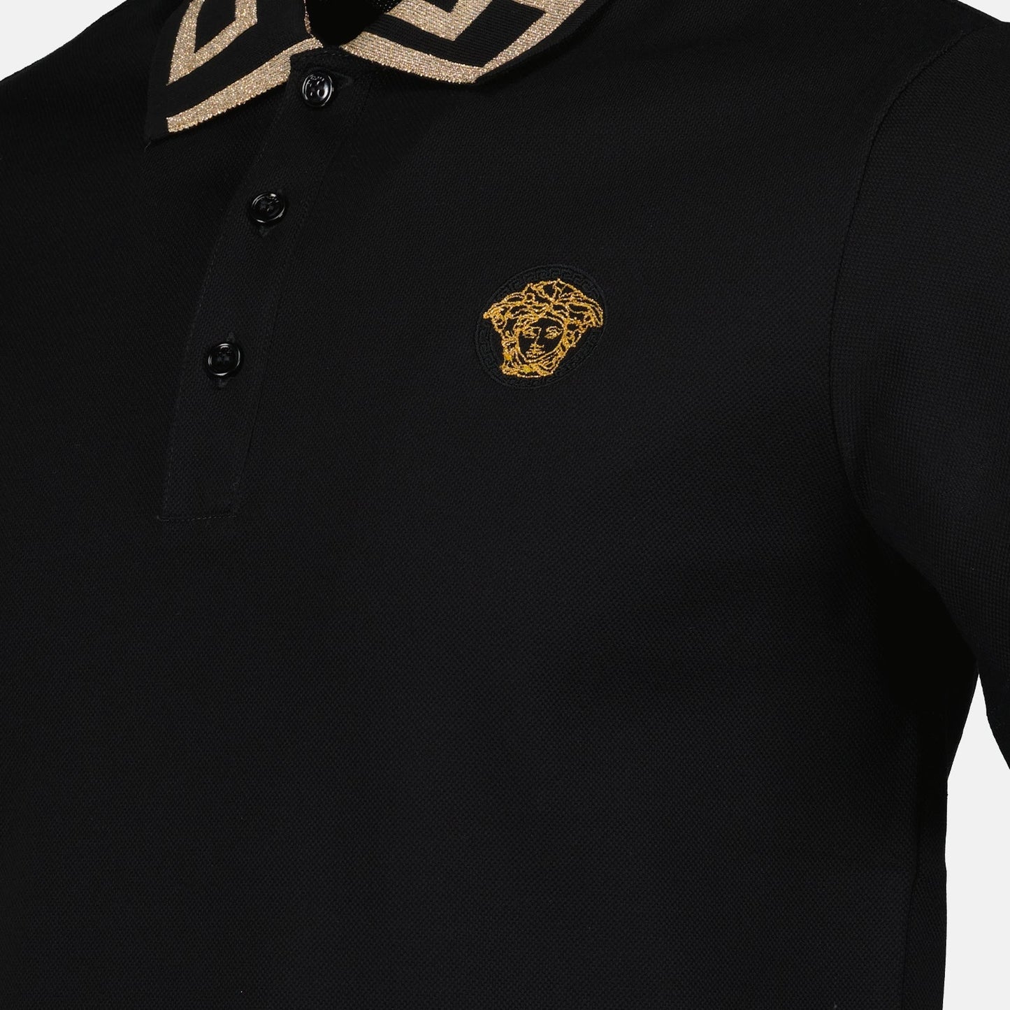 Versace, Medusa Polo, Men’s Luxury Shirt, Greca Pattern, Designer Polo