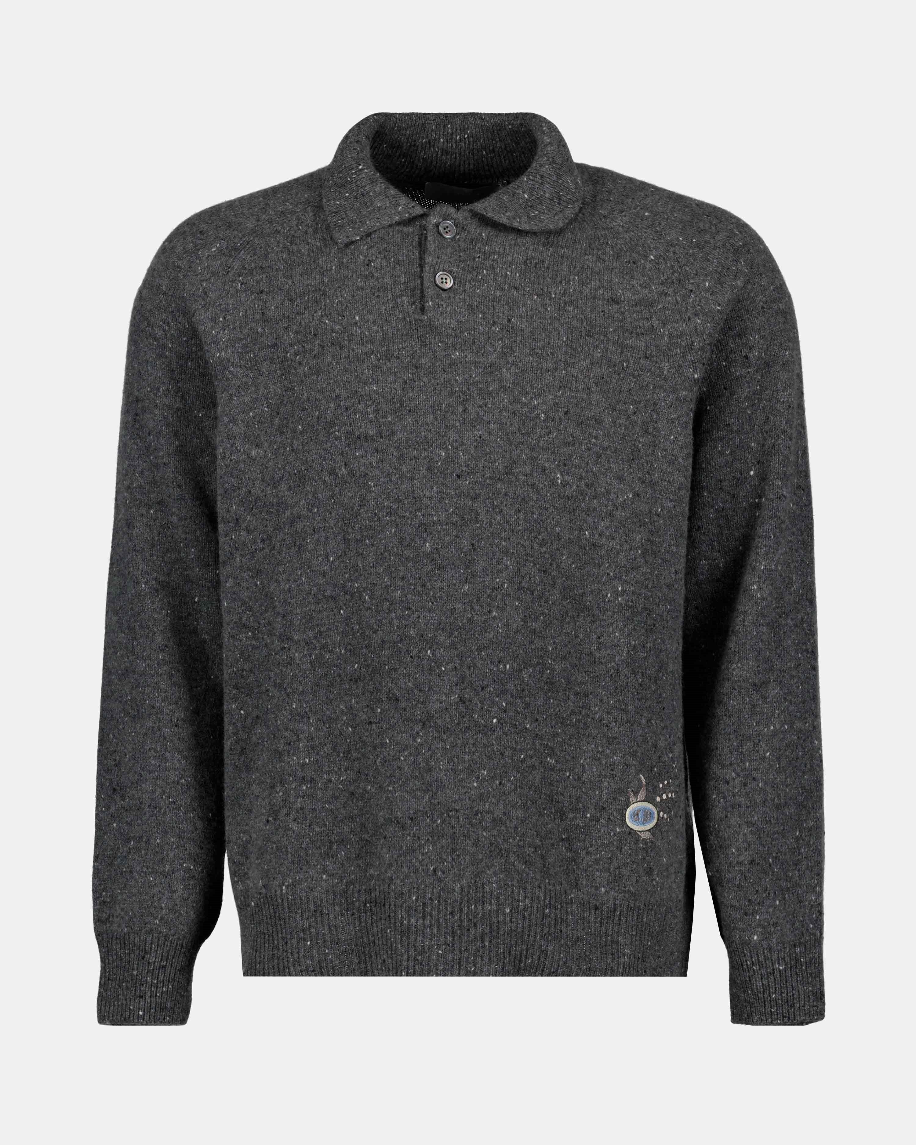 Dior Cashmere Polo, High-end Men's Apparel, Masculine Elegance, Luxury Garment, Refined Style
