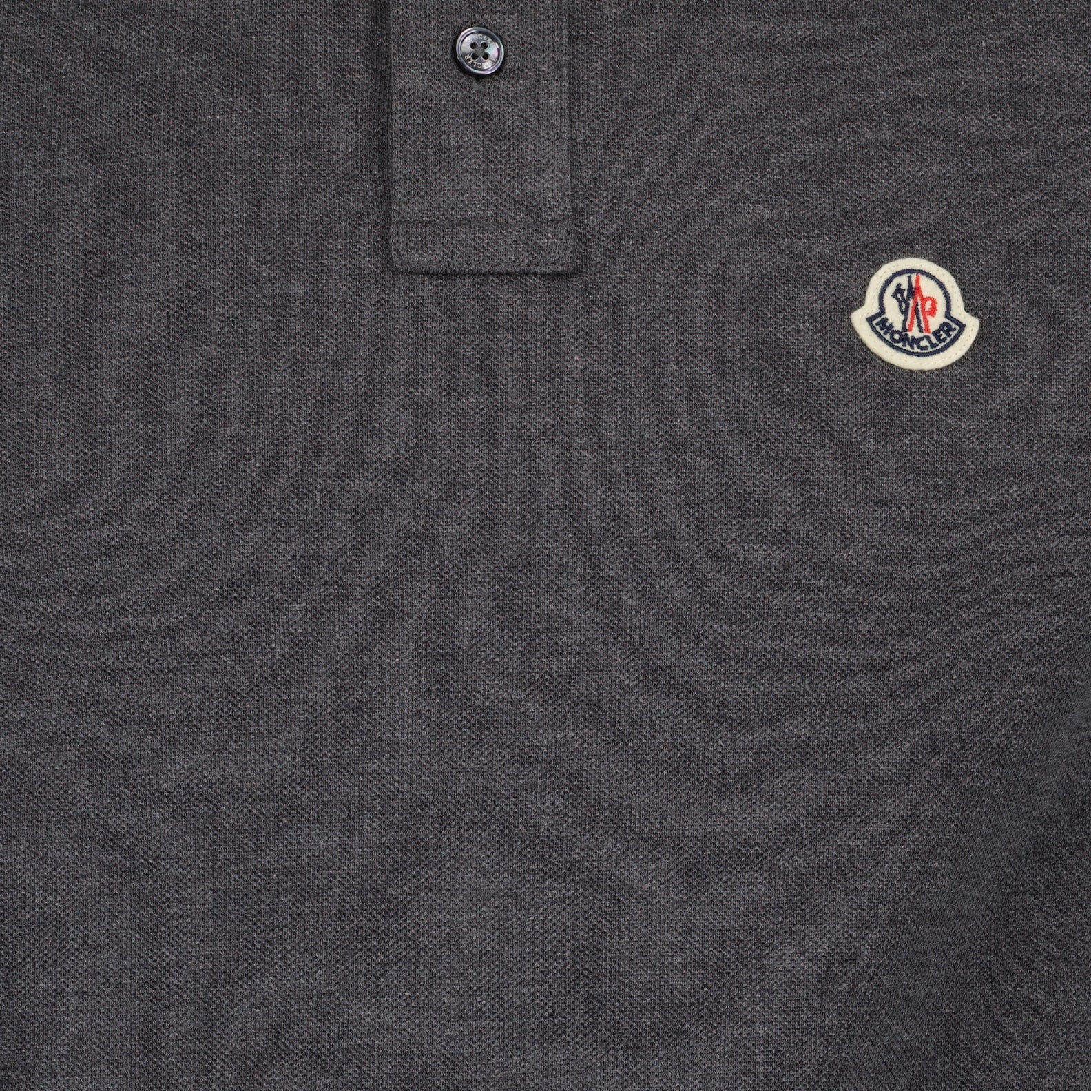 black polo, logo polo, Moncler polo, men's fashion, cotton polo