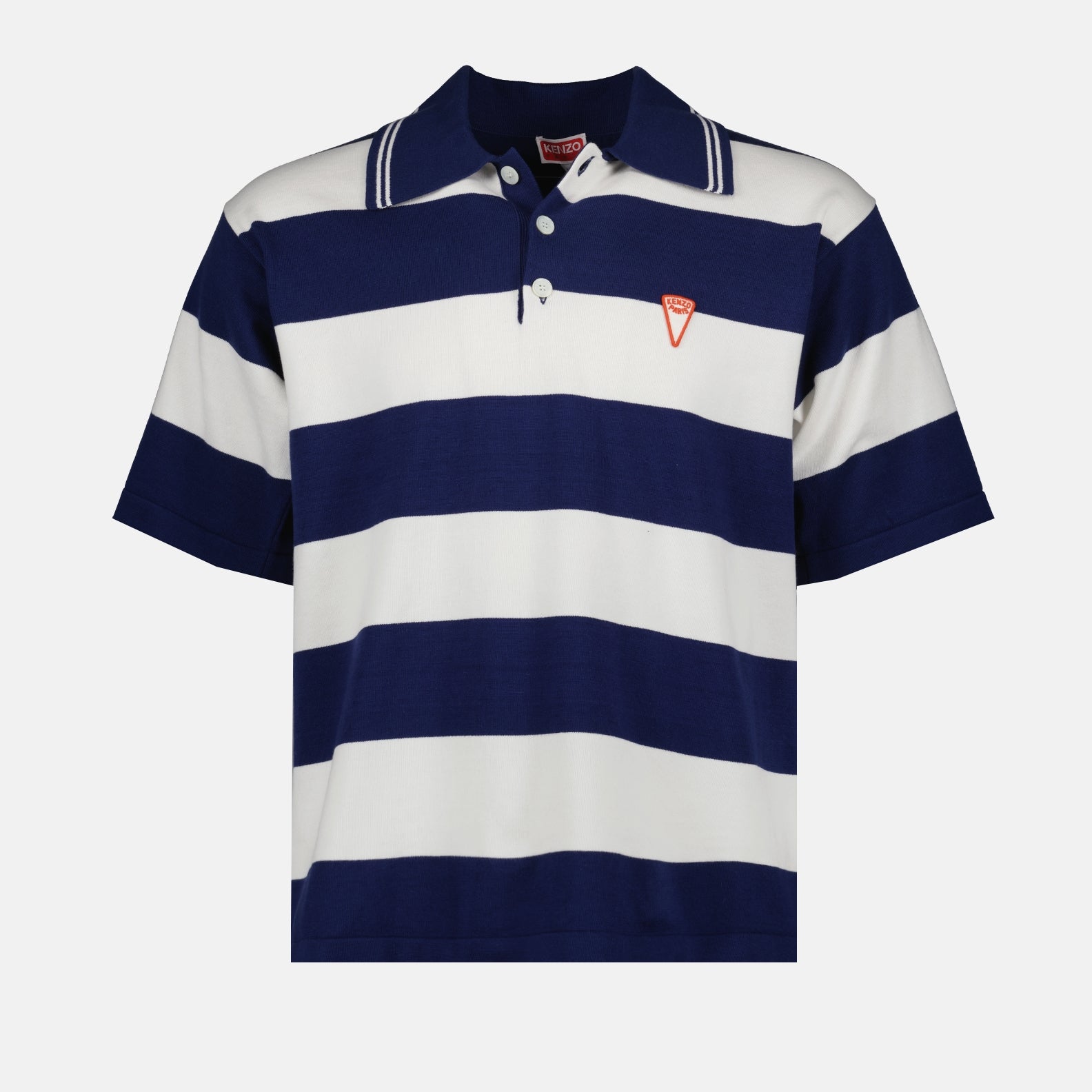 Kenzo Paris, Striped Polo Shirt, Men's Luxury Apparel, High-End Fashion, Designer Men's Clothing